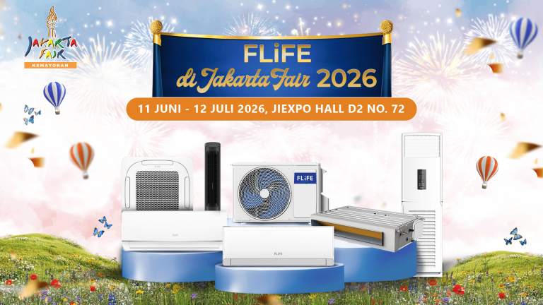 BOOTH FLiFE DI JAKARTA FAIR BERIKAN BANYAK PENAWARAN SPESIAL HINGGA DISKON AC 50%